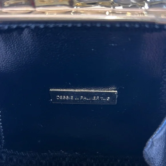 Debbie J. Palmer Vintage Gold Mini Bag with Chain and Tassel Pre-owned. - Picture 2 of 10